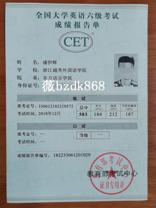 英语六级成绩单含金量不低，这些优势用处别小瞧